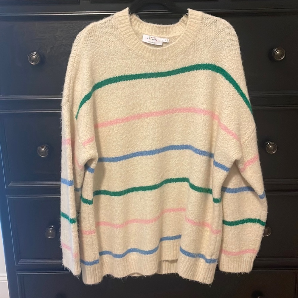 Stitch Fix by Katie Sturino Striped Sweater